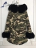 Mr and Mrs italy parka camouflage Black fox fur